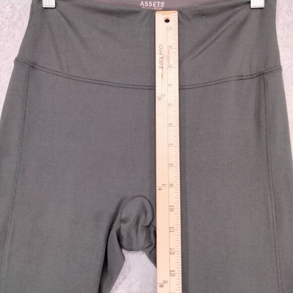 Spanx Red Hot Label Assets Leggings Womens Size M Black High Rise Moto Stretch - Picture 5 of 12